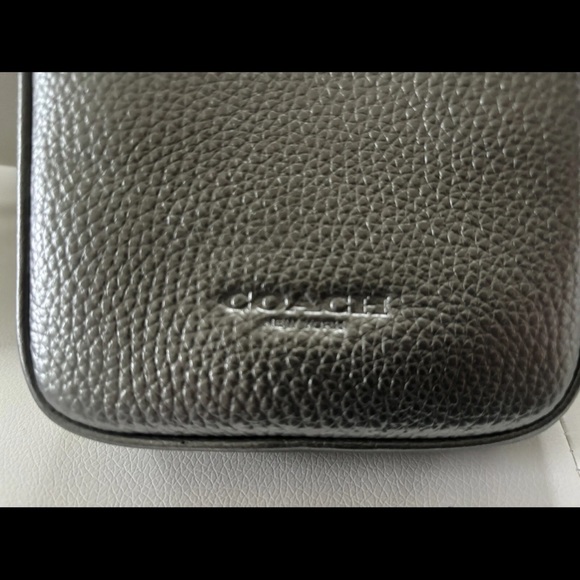 NWT Coach Aden Crossbody In Signature Canvas CO917 Metallic Silver - Picture 8 of 8